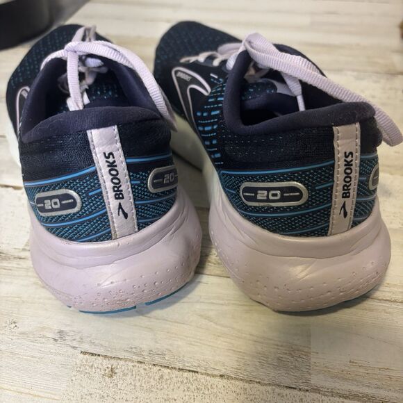Brooks Glycerin 20 Women's Size 9 Road Running Shoes Blue Gym Sneaker Trainer - Picture 6 of 13